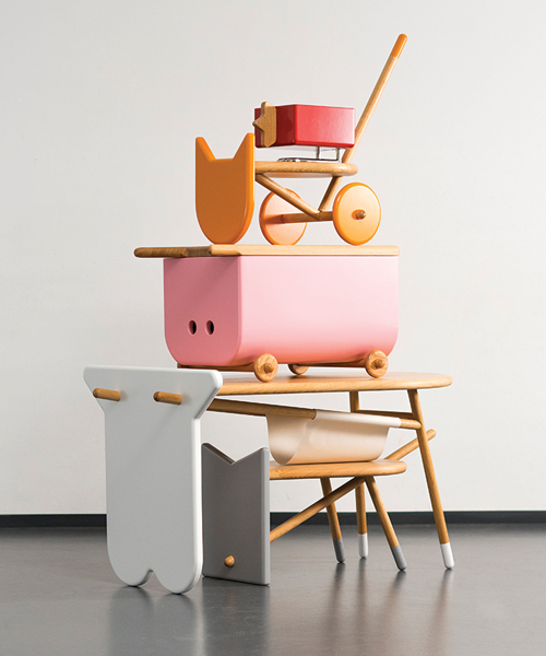 nataša njegovanović's avlia furniture system for children references farm yard animals