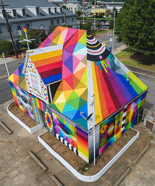 okuda san miguel turns an abandoned house in arkansas into a 'universal chapel'