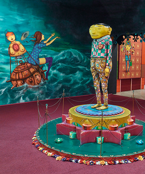 OSGEMEOS infill lehmann maupin with immersive installations + music-making machines