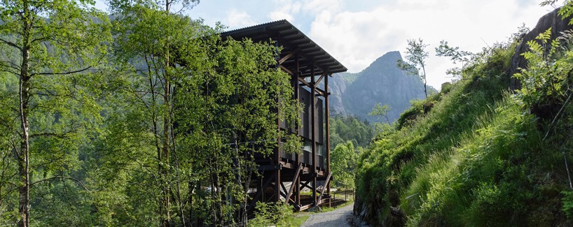 peter zumthor allmannajuvet zinc mine museum norway designboom