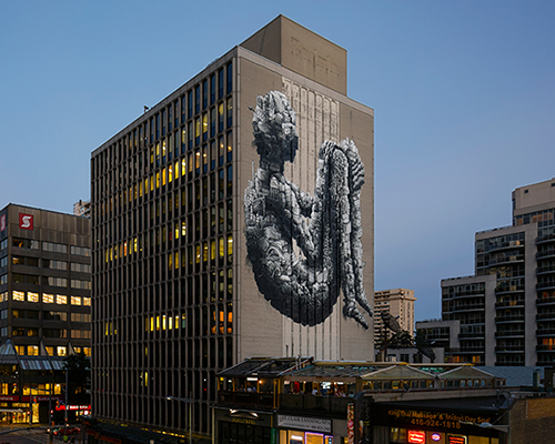 phlegm's enormous toronto mural breathes new life into yonge & st. clair