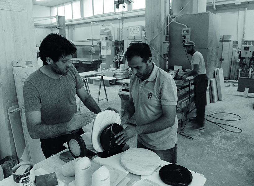 pietre di monitillo antumbra lamp designboom