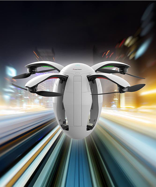 poweregg drone hatches into flight at IFA 2016