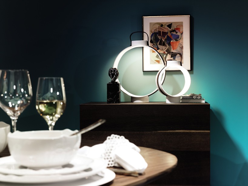 rosenthal presents circular LED lamp designed by dante goods and bads