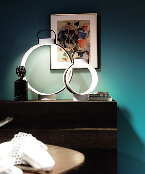 rosenthal presents circular LED lamp designed by dante goods and bads