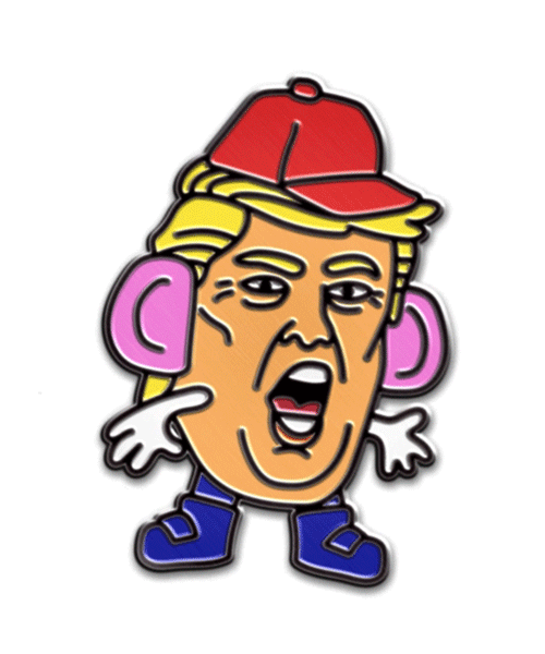 sagmeister & walsh's politically charged trump protest pins 'won’t save the world'