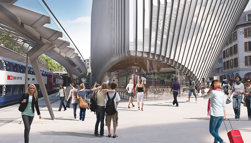 haus zum falken office building santiago calatrava zurich designboom