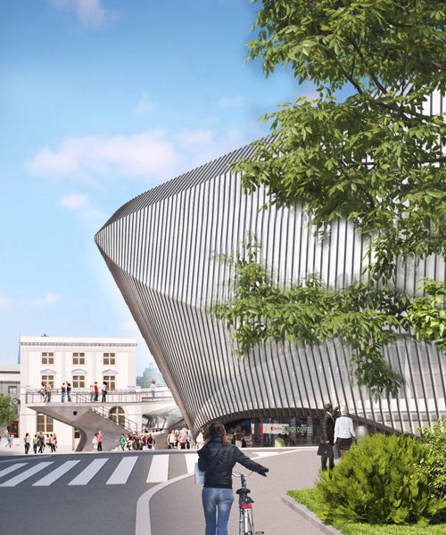 santiago calatrava set to integrate new zurich office building with his stadelhofen station