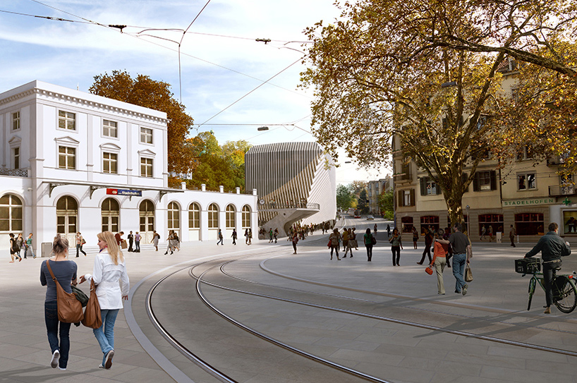 haus zum falken office building santiago calatrava zurich designboom