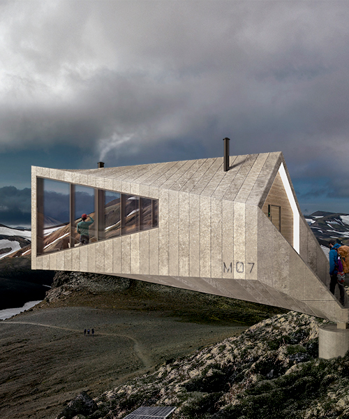 school studio plans trekking cabins for iceland's remote highlands