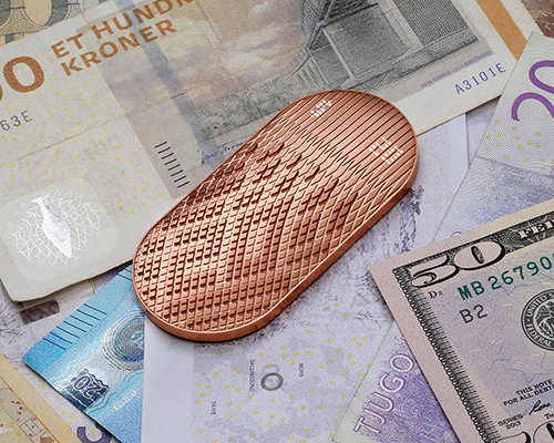 scrip digital money adds a sleek, weighted capsule to digital currency