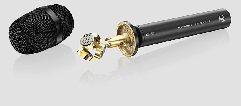 sennheiser's ambeo VR microphone records immersive audio with elegance