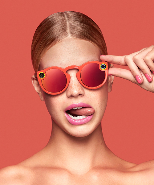 snapchat 'spectacles' record + share memories through connected sunglasses