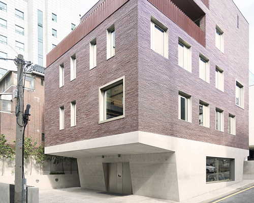 stocker lee architetti constructs angular mixed-use building in seoul