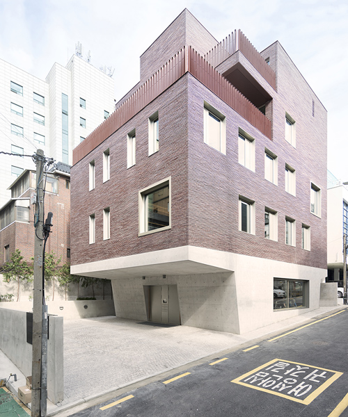 stocker lee architetti constructs angular mixed-use building in seoul