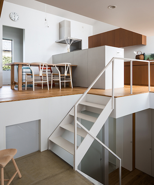 store muu builds multi-platform family home in kanagawa, japan