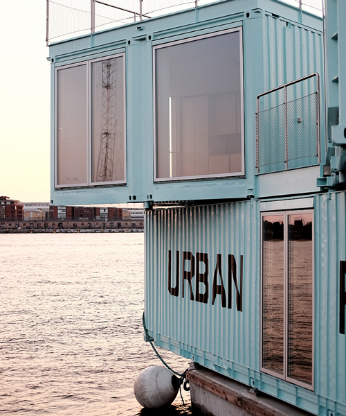 BIG's urban rigger uses shipping containers to offer floating student housing