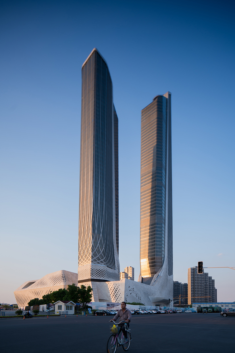 nanjing international youth culture centre by zaha hadid