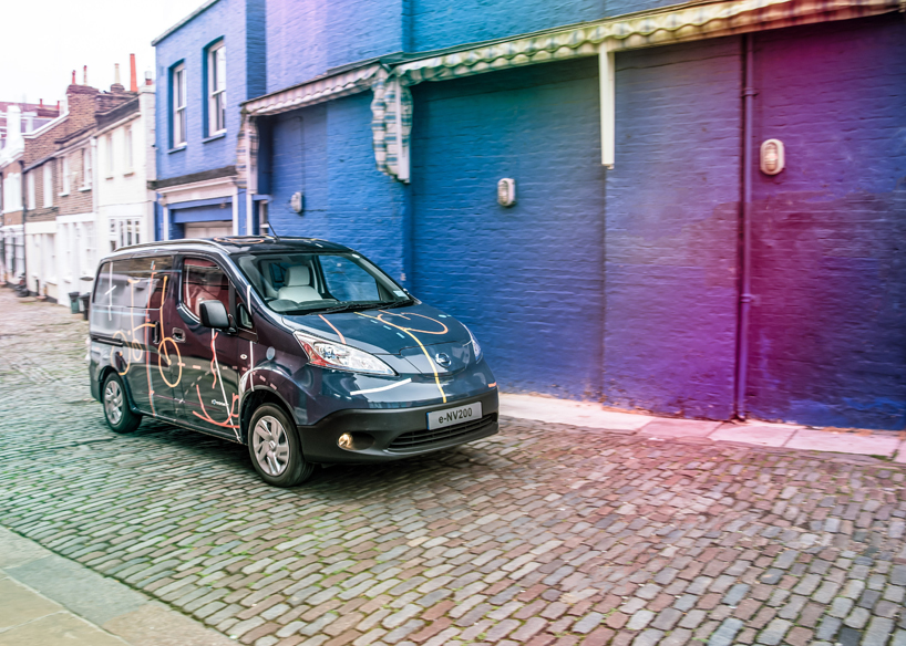 nissan e NV200 WORKSPACE electric office designboom