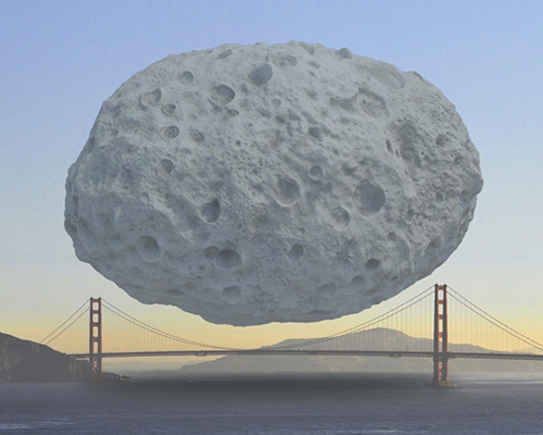 imagined interventions depict the actual enormity of manmade and natural curiosities