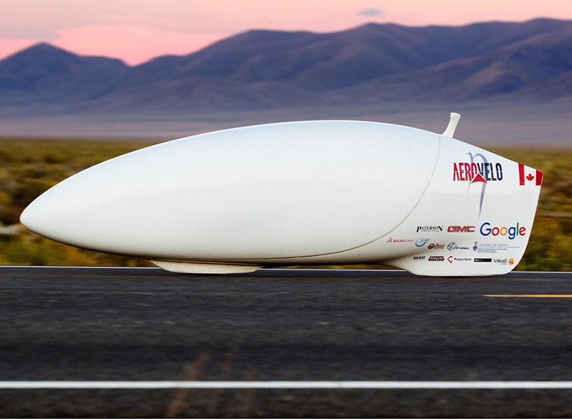 aerovelo eta bike fastest world vehicle designboom