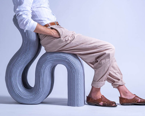 ara levon thorose explores post-industrial form with 7M chair