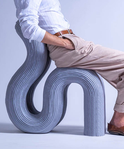 ara levon thorose explores post-industrial form with 7M chair