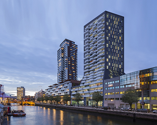 barcode architects unveil new luxury residential tower the muse in rotterdam