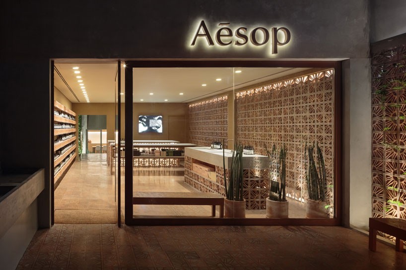campana brothers wrap são paulo's latest aesop store in brazilian brick