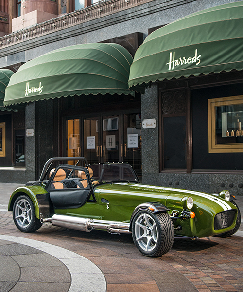 caterham + harrods release signature edition seven with bespoke styling