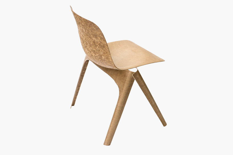 christien meindertsma flax chair dutch design week 2016 designboom