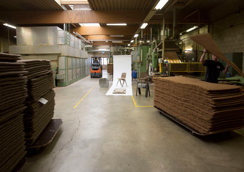 christien meindertsma flax chair dutch design week 2016 designboom