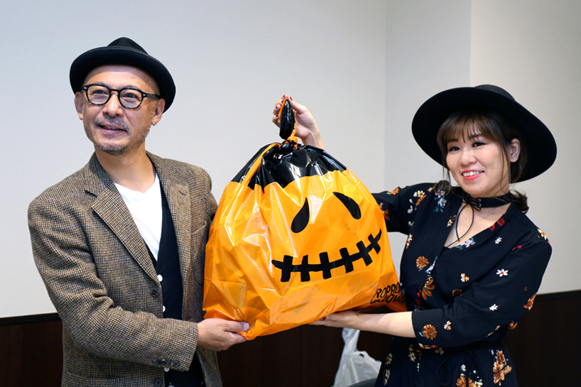 dentsu inc jack o lantern trash bags tokyo japan good design award designboom