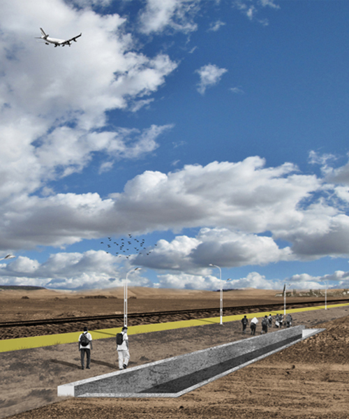 espacio cero suggests an 'invisible wall' of industry for US-mexico border