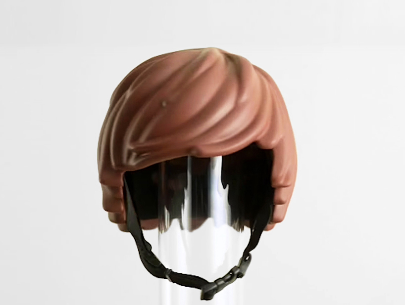 LEGO-shaped safety gear literally gives you helmet hair