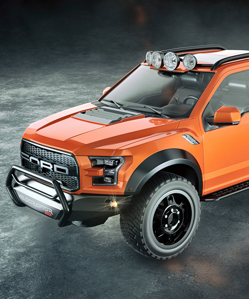 ford + hennessey velociraptor 6x6: six wheels and 650 horsepower