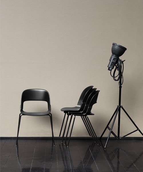 london design festival: fritz hansen pair chair by benjamin hubert