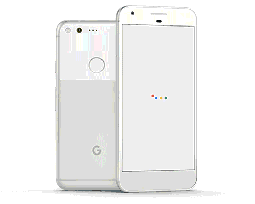 google debuts 'pixel' smartphone in three colors and two sizes
