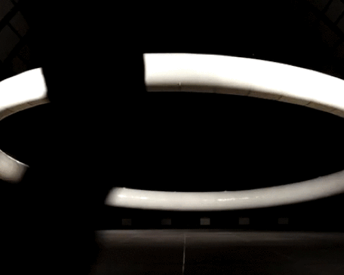 boreal halo by vincent leroy at the biela noc festival in slovakia