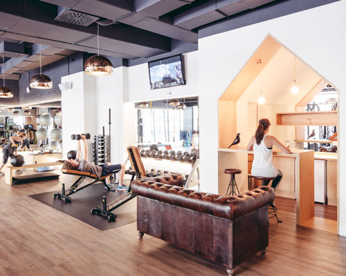 i! arquitectura brings lounging and fitness together inside madrid gym