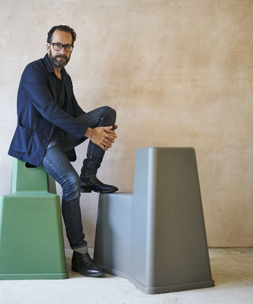 konstantin grcic discusses chair table and stool tool for VITRA at orgatec 2016