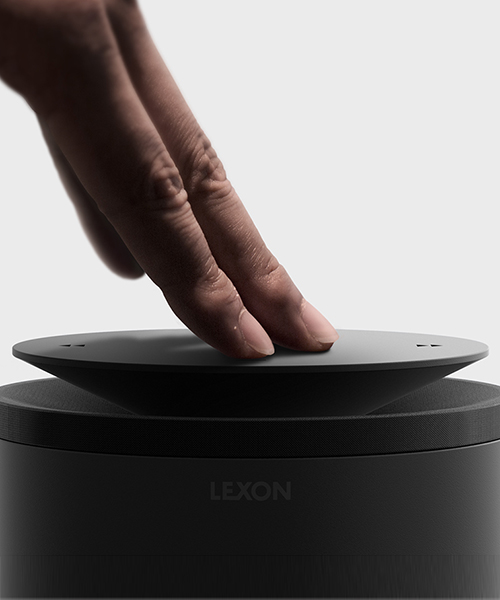 blossom 360 degree speaker concept for lexon by BEBOP