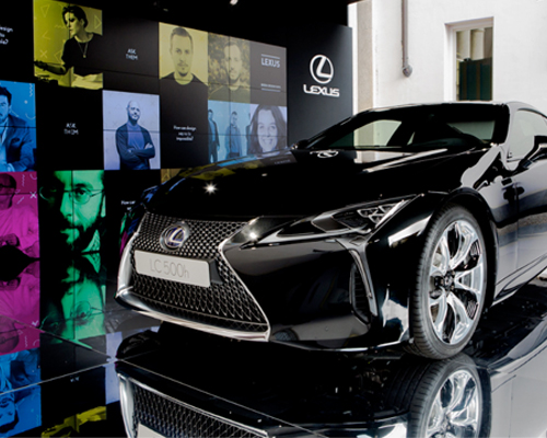 LEXUS says 'no to impossible' at brera design days in milan