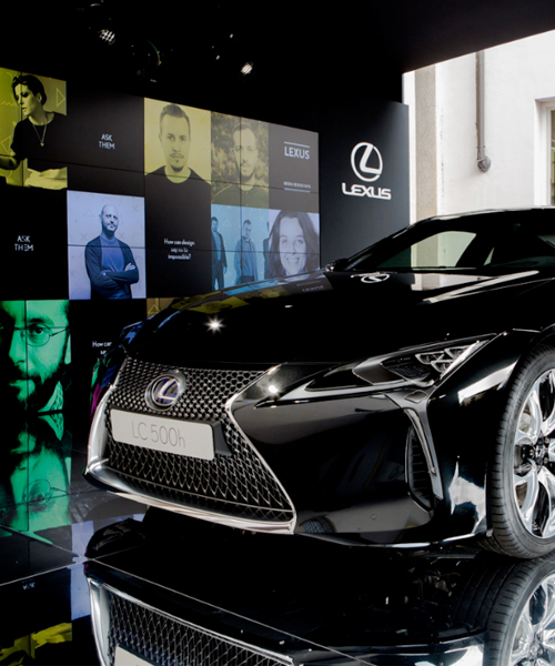 LEXUS says 'no to impossible' at brera design days in milan