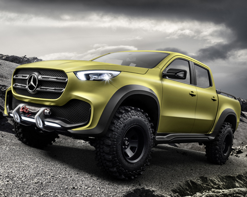 mercedes-benz concept X-class is the first true premium pickup