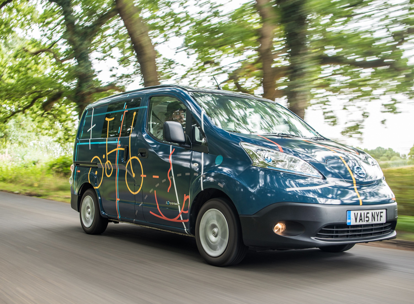 nissan e NV200 WORKSPACE electric office designboom