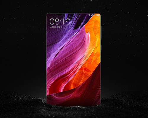 philippe starck unveils 'Mi MIX' edgeless display smartphone for xiaomi