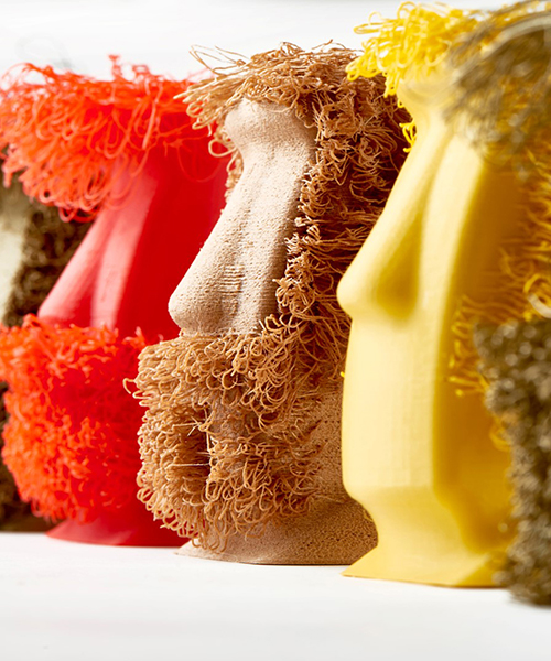 shir atar studio's 'hairline' explores a more characterful side to 3D printing