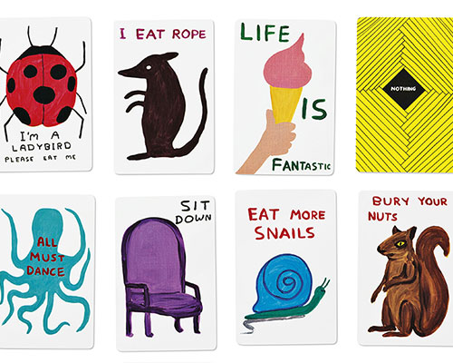 david shrigley + flying tiger collaborate for 'strong messages' range