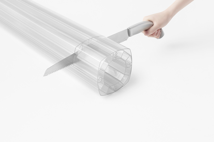 nendo s slice of time literally cuts a few seconds off your day